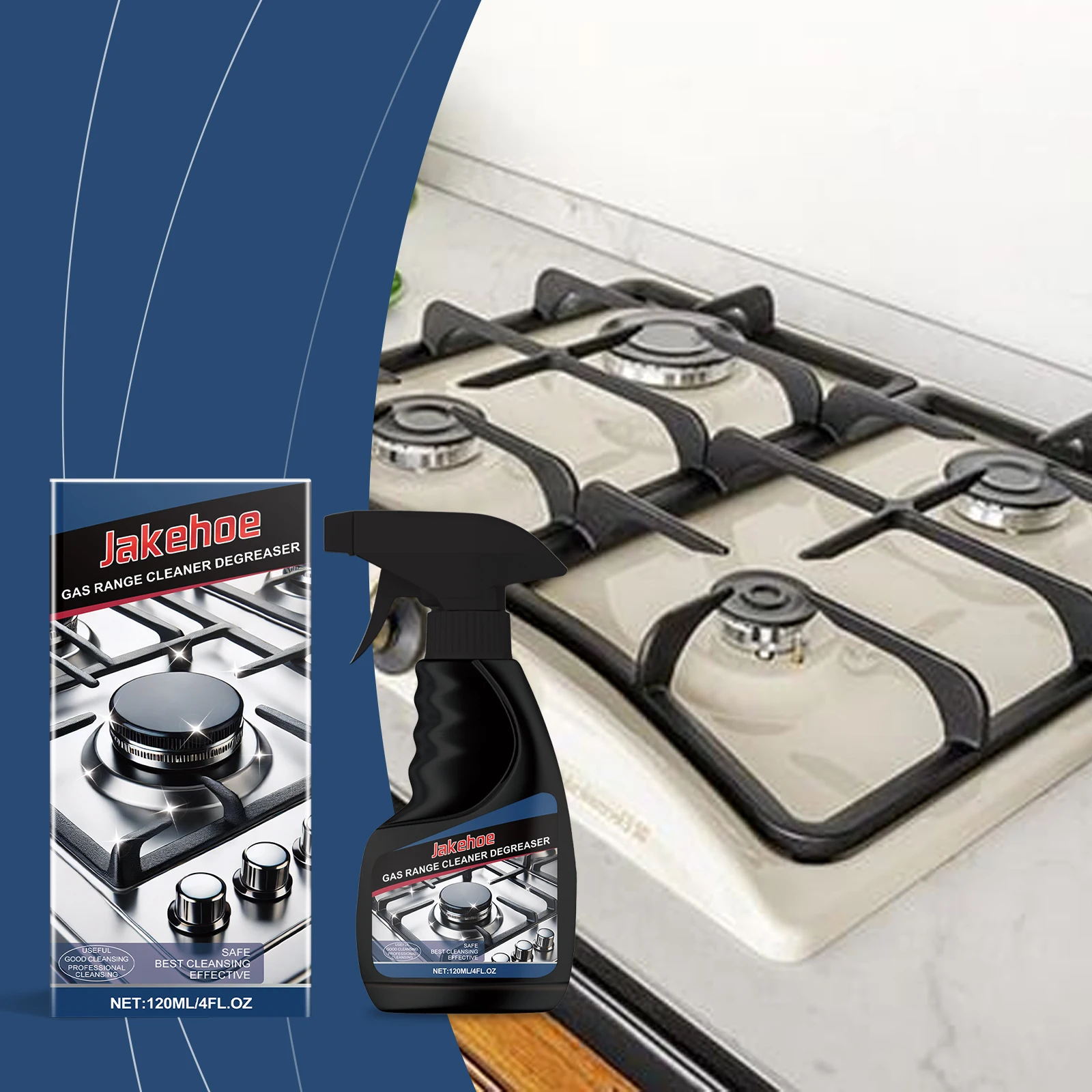 Jakehoe Stove Cleaning Products Effective Clean Cooking Stove Mild Liquid For Cleaning Ovens