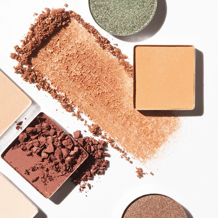 Factory Direct Supply Pressed Pigment Eyeshadow,Organic Makeup Eyeshadow,Smooth Pigment Earth Tone Eyeshadow