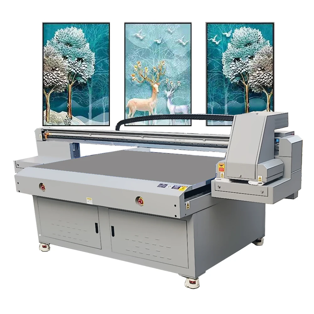 Freecolor FC UV1812 180x120cm Size UV Flatbed Printer With White and Varnish Printing for Glass/Wood/Acrylic Printing