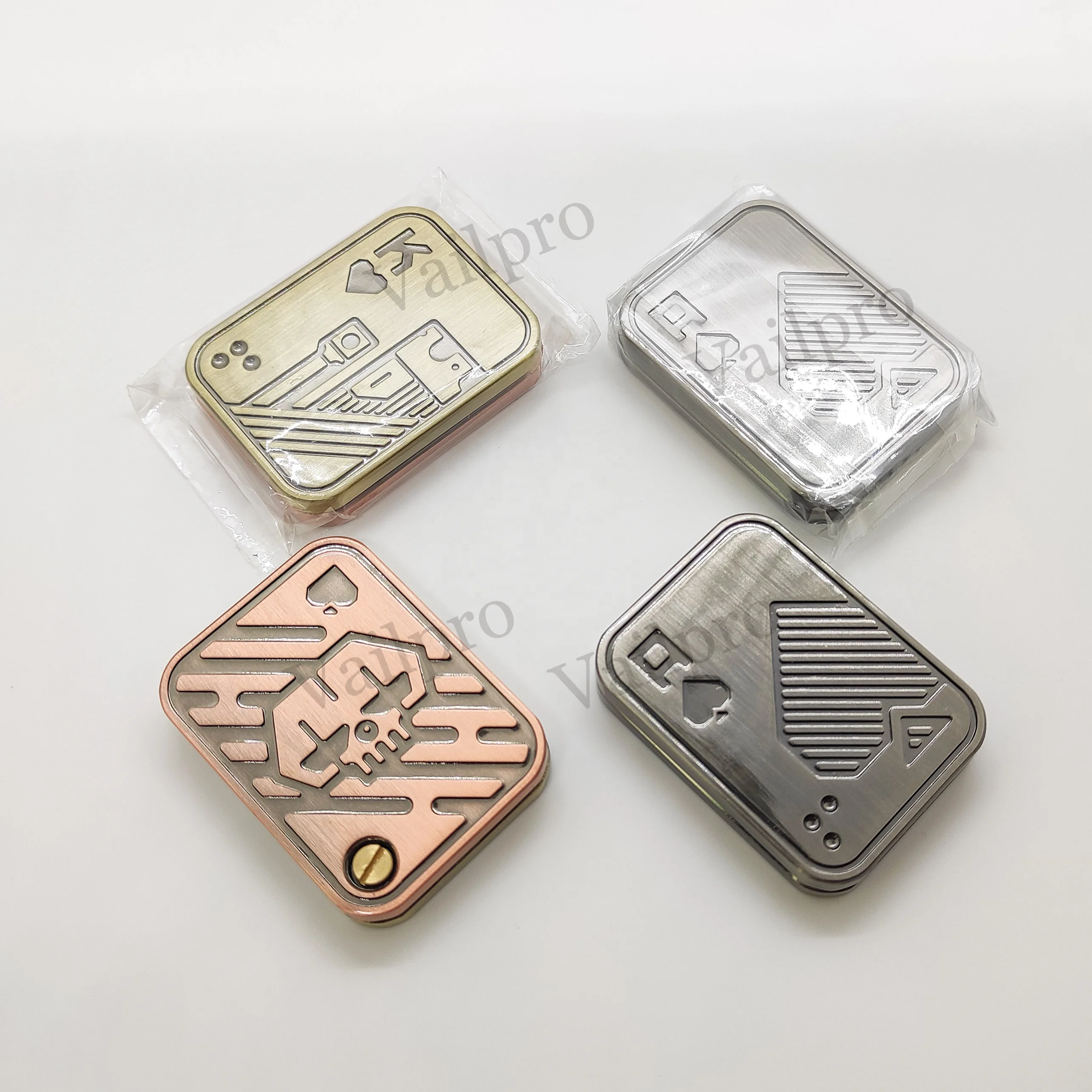 2023 новый дизайн лидер продаж покерная карта тактильная игрушка edc металлический магнитный Джокер фиджет-слайдер для снятия стресса