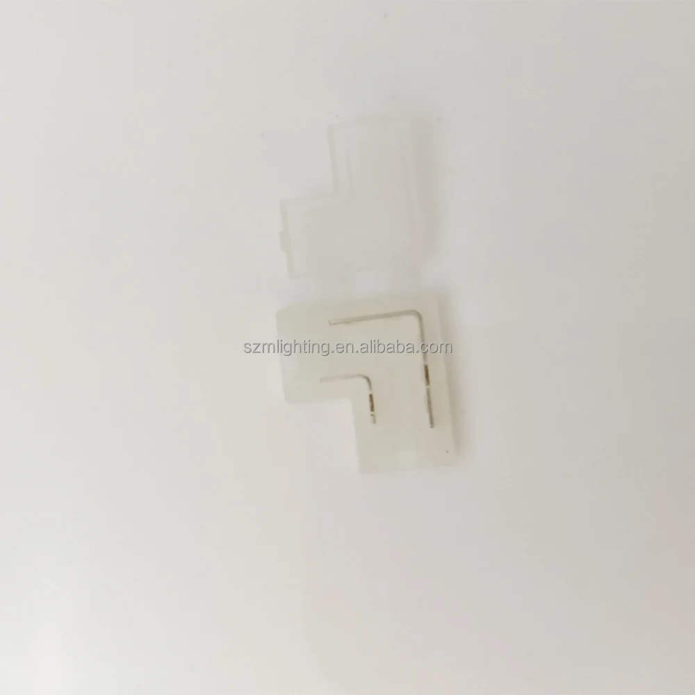 New T Connector 2 Pin 10mm 8mm Fast Connector For Single Color LED Strip Light