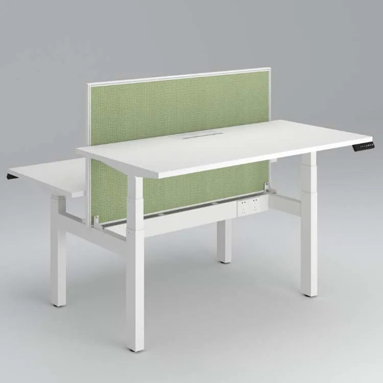 Adjustable Height Desk Hardware, Stand up Height Adjustable Work Table Electric Sit Stand Desk Office Furniture Modern Iron