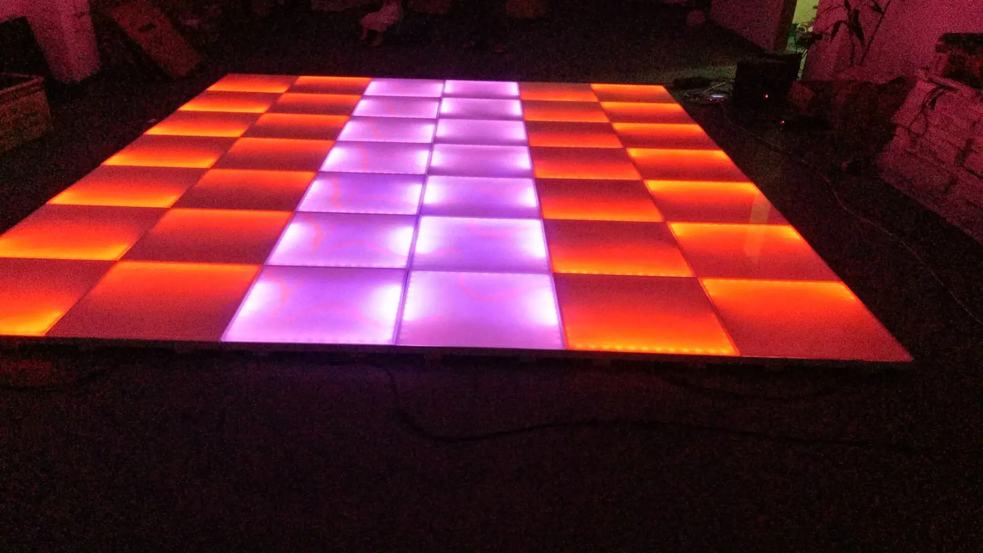 2024 new products led colourful dance floor for wedding club