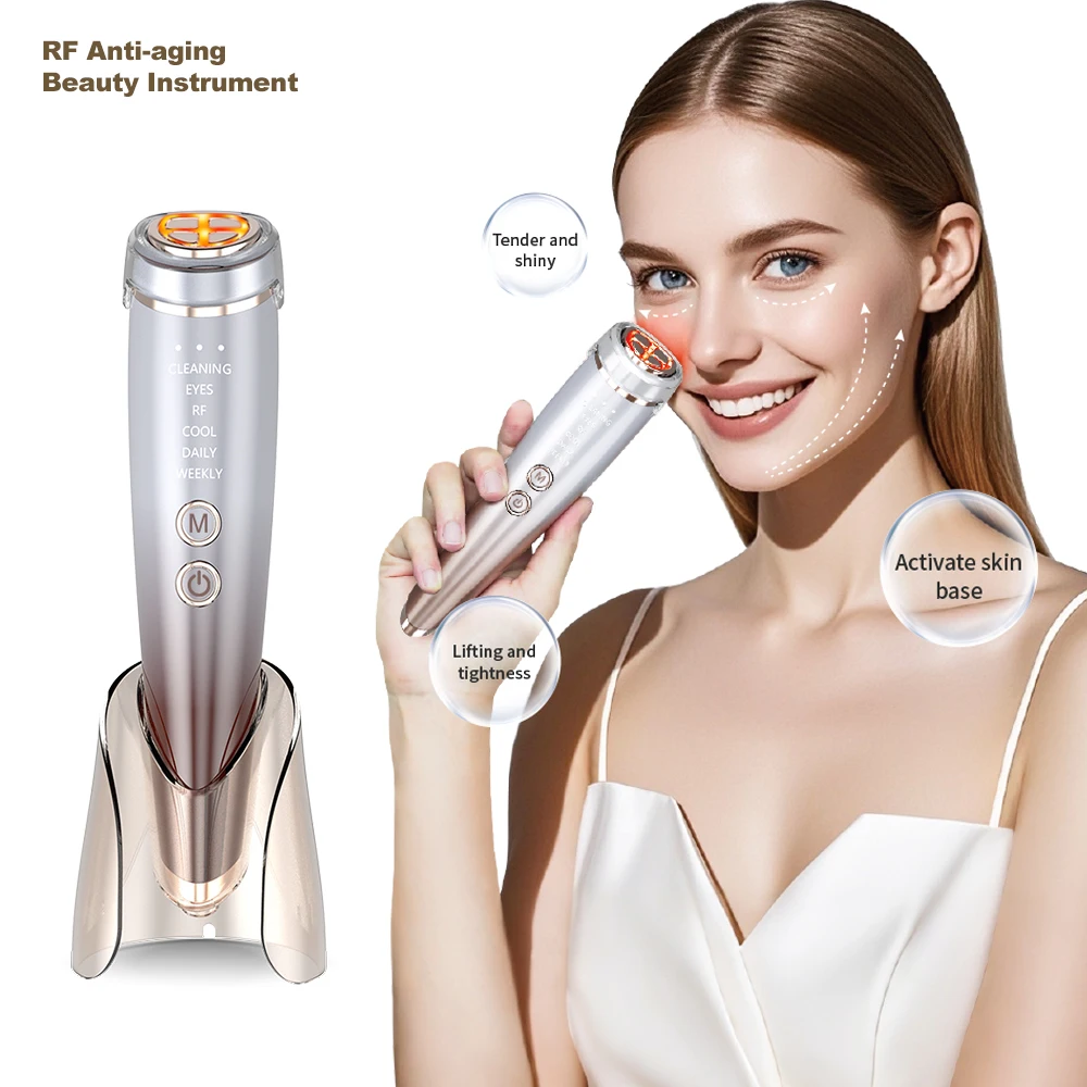 New RF Beauty Skin Rejuvenation Device Anti-Wrinkle Anti-Aging Face Lifting Skin Tightening Machine Face Massager Beauty Care