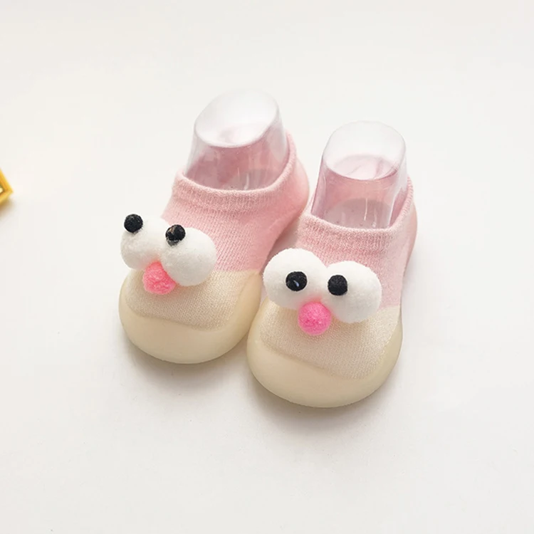 New Cute Baby Toddler Cartoon Non-slip Cotton Soft Shoes and Comfortable Toddler Floor Baby Socks