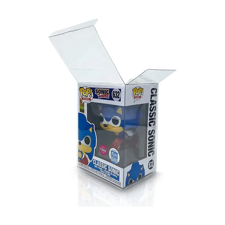 Pop Protector Case for Funko 4 Inch Funko Pop Case Protective Film Acid Free Pop Case Protector Auto Lock Bottom