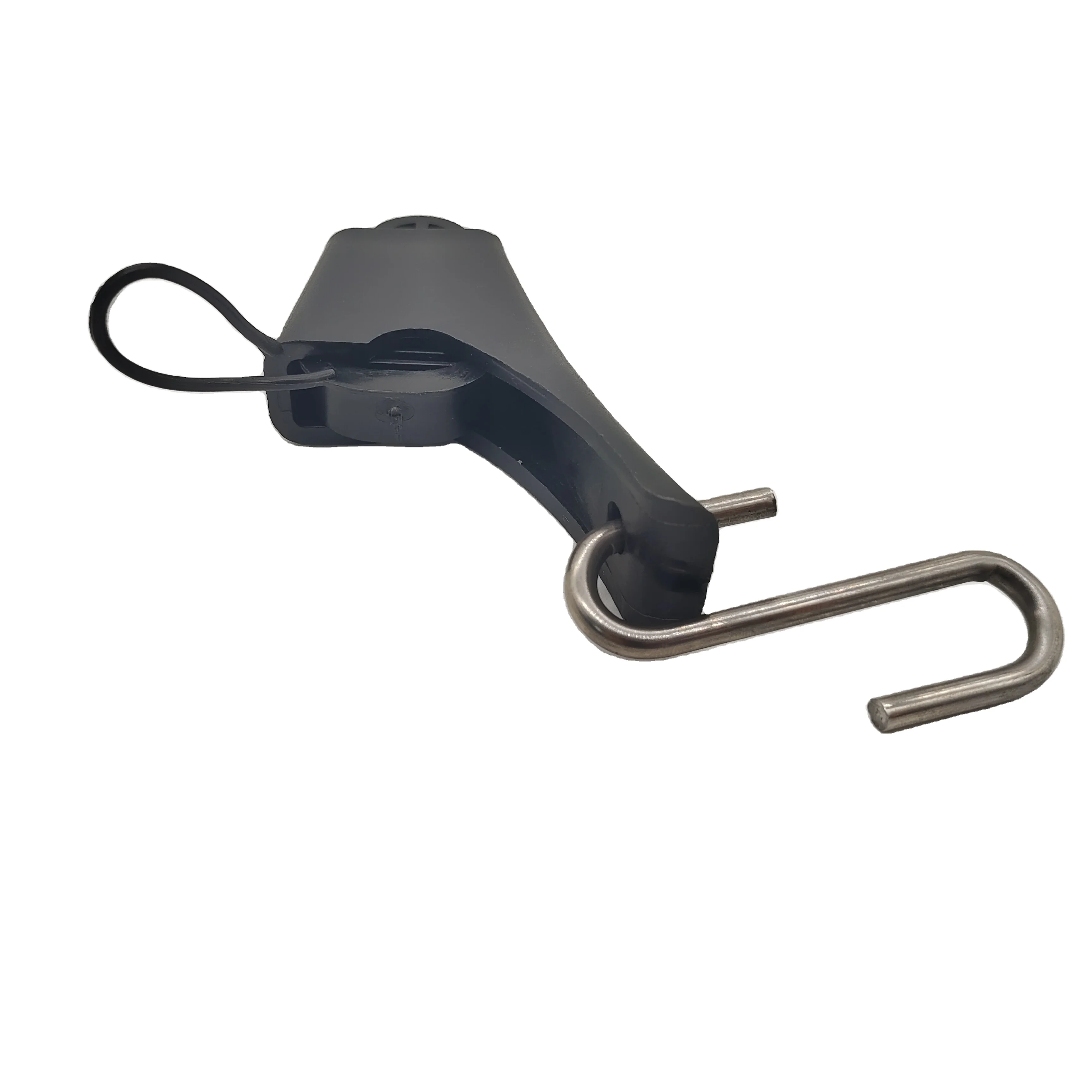 Fiber optic cable clamp FTTH S Type Hook for Drop Cable Fiber Optic Tension Clamp Stainless Steel