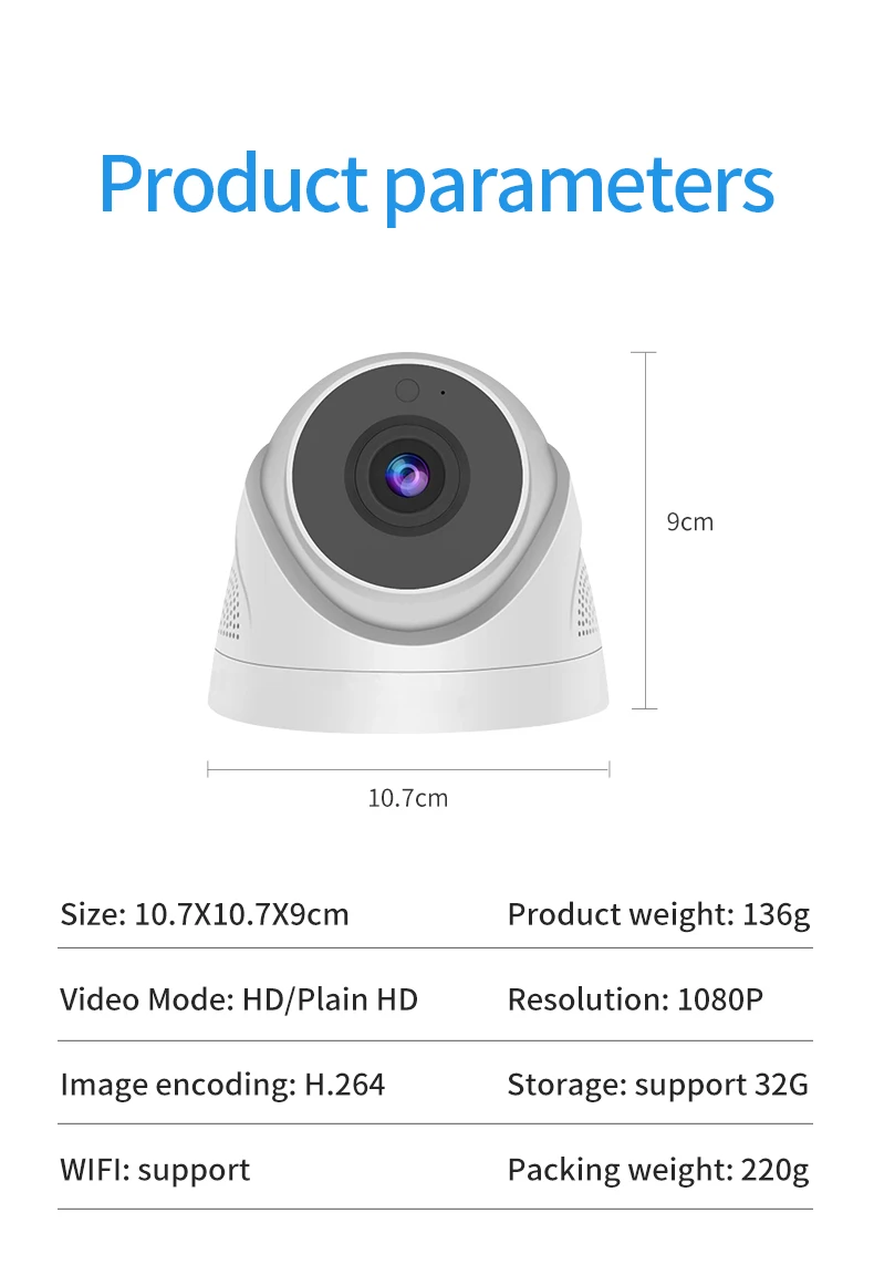 Indoor 1080p analog camera 4 in 1 turret cctv dome camera PAL NTSC AHD Automatic night vision remote WiFi  security cameras