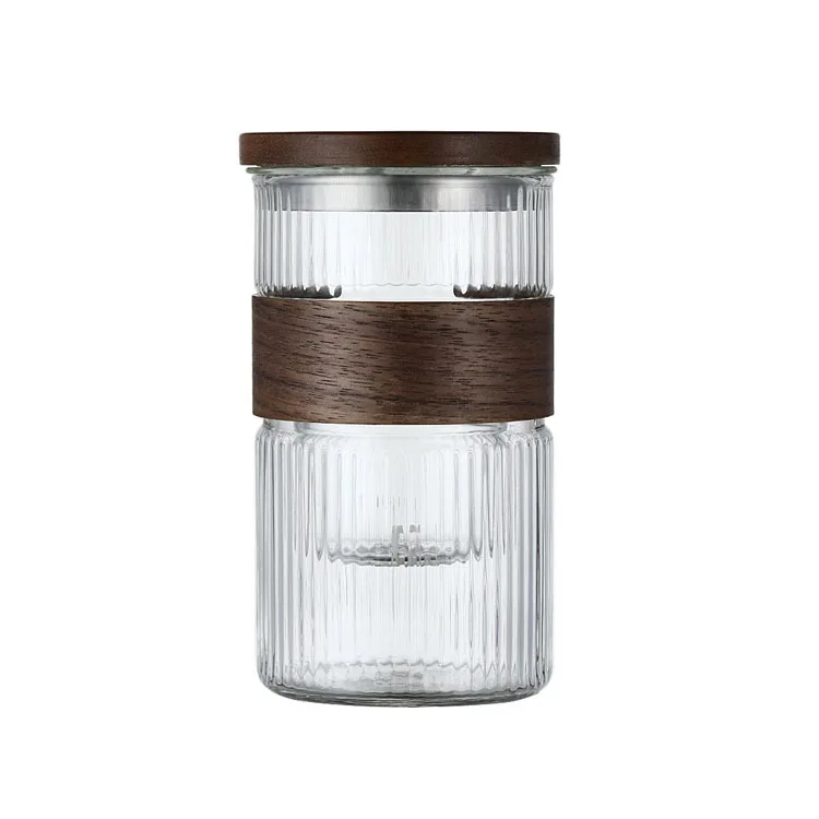 High borosilicate Pyrex tea separation tea cup Clear glass with filter tea set hammer pattern three piece cup