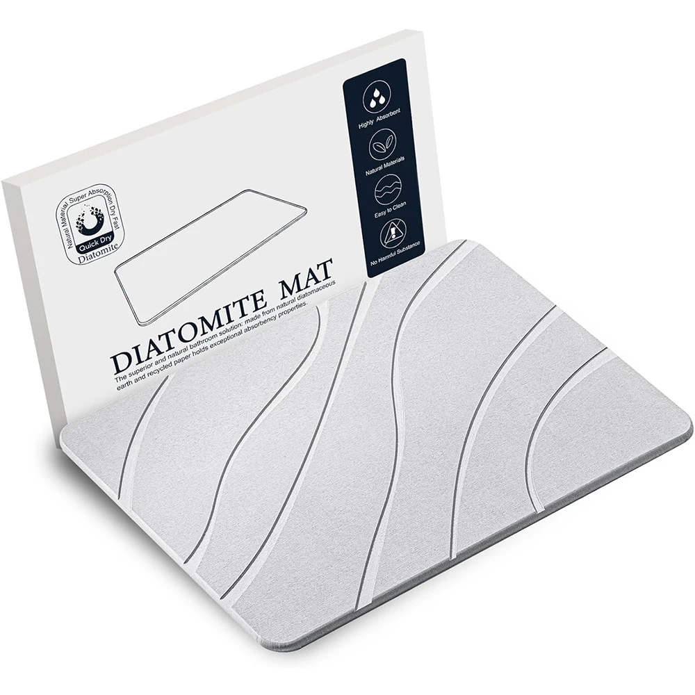 CF BDMB69 non slip super absorbent diatomite stone shower bath mat bathroom rugs rooms floor mats rug anti slip quick dry carpet