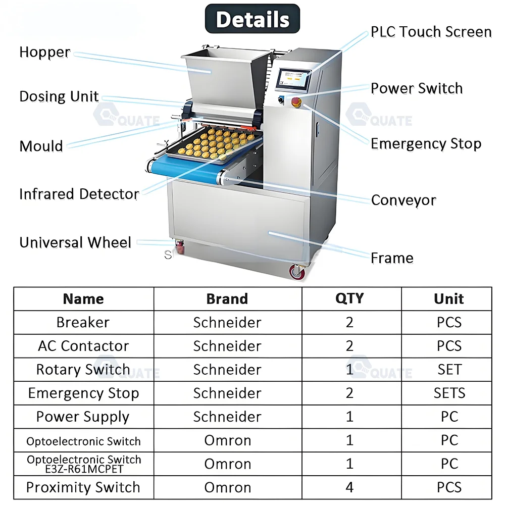 Автоматическая мини-машина для производства печенья экструдер выпечки