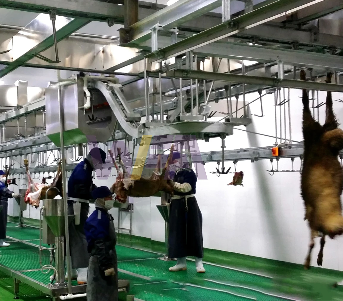 Goat Cow Pork Slaughter House Equipment Cattle Carcass Hanging Convey Cold Room Rail For Sheep Machine