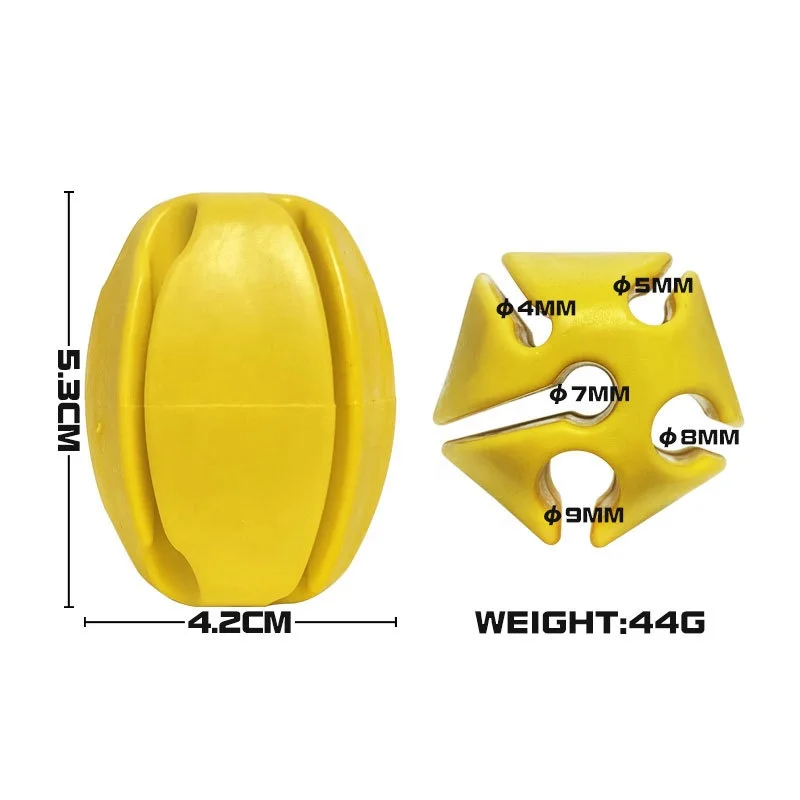 Portable Soft Flexible Rubber Fishing Rod Ball Fishing Pole Binding Clip