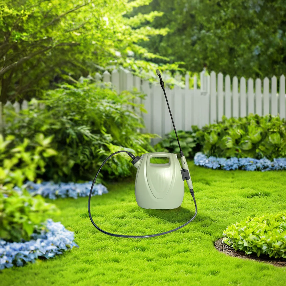 New 5-Liter Small Capacity Garden Electric Sprayer with Gravity Ball and Handle Battery for Efficient Spraying type c socket