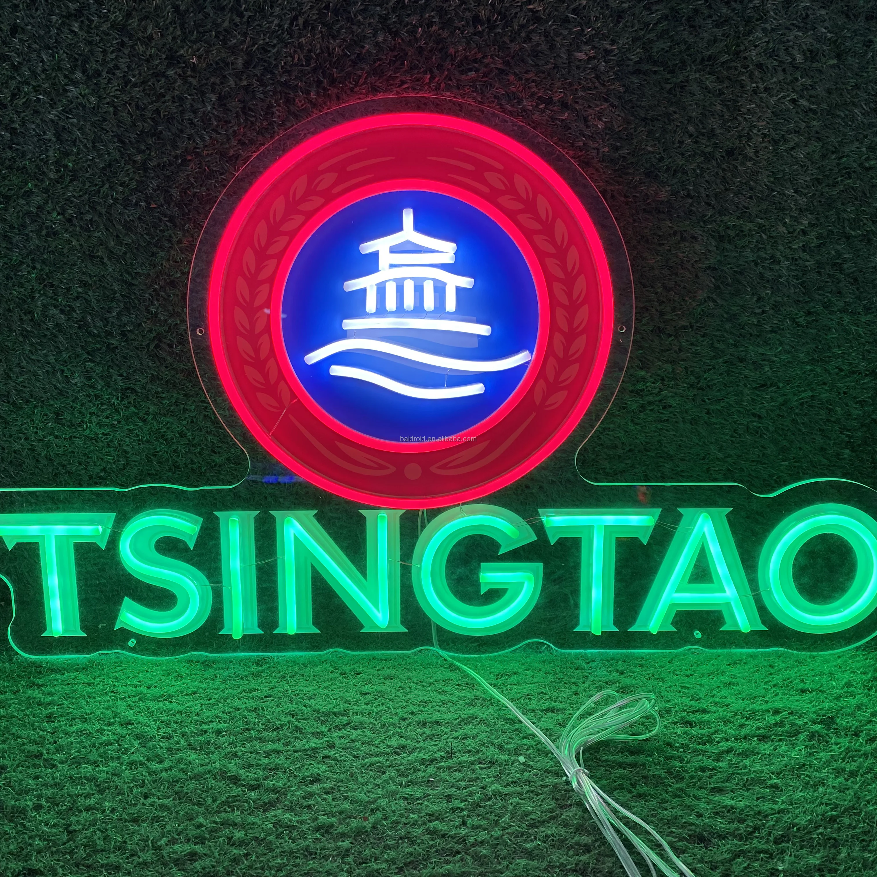 Free Design UPS Delivery Vivid  Imported 5mm Acrylic Backboard Custom LED Neon Beer Sign for Brewery Company