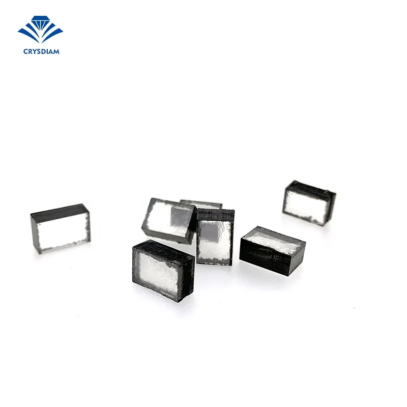 NINGBO CRYSDIAM Rectangular 9-9.5ct rough diamond cvd large cvd diamond seed rough lab diamonds