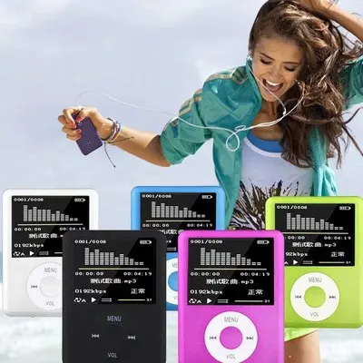 Металлический мини MP3-плеер с зажимом для бега дисплеем музыкальный мобильного телефона