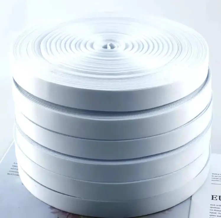 White lanyard rolls polyester webbing raw material fabric sublimation printing satin ribbon 10mm/12mm/15mm/20mm/25mm