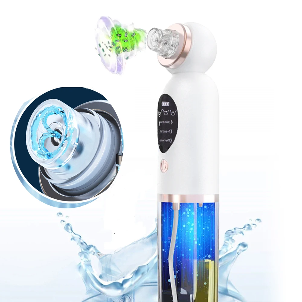 New arrival 2021 Hot Sell Electric Small Bubble Beauty Skin Cleaner Water Cycle Blackhead