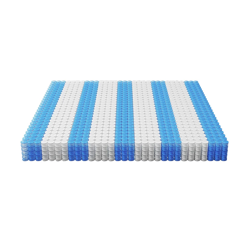 Home furniture  coil spring pocket coil spring 3 7 zone pocket spring roll packed mattress