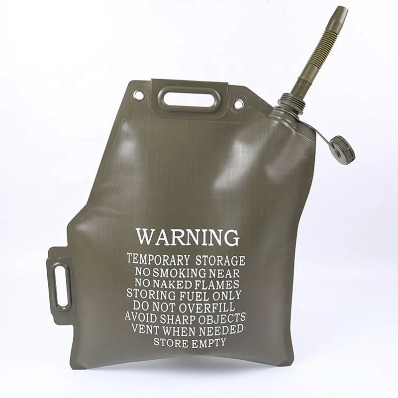 light and easy Portable  5L 10L 20L  Military Green Gasoline Fuel Tank Petrol 5 Gallon Gal Oil Jerry Can
