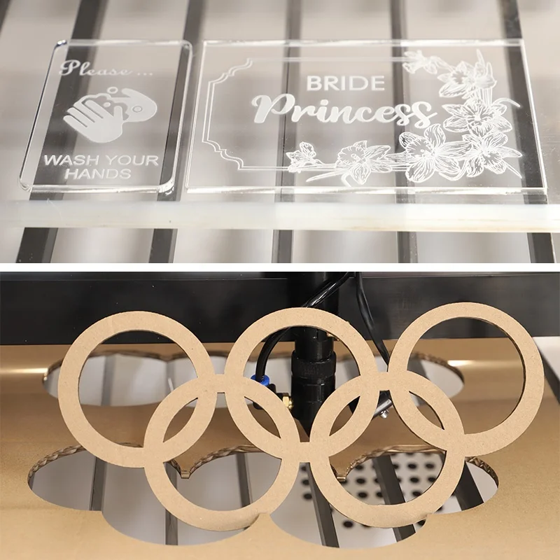 40W 60W mini machine wooden toys making laser co2 laser cutting machine portatif a graver co2 laser machine spare parts