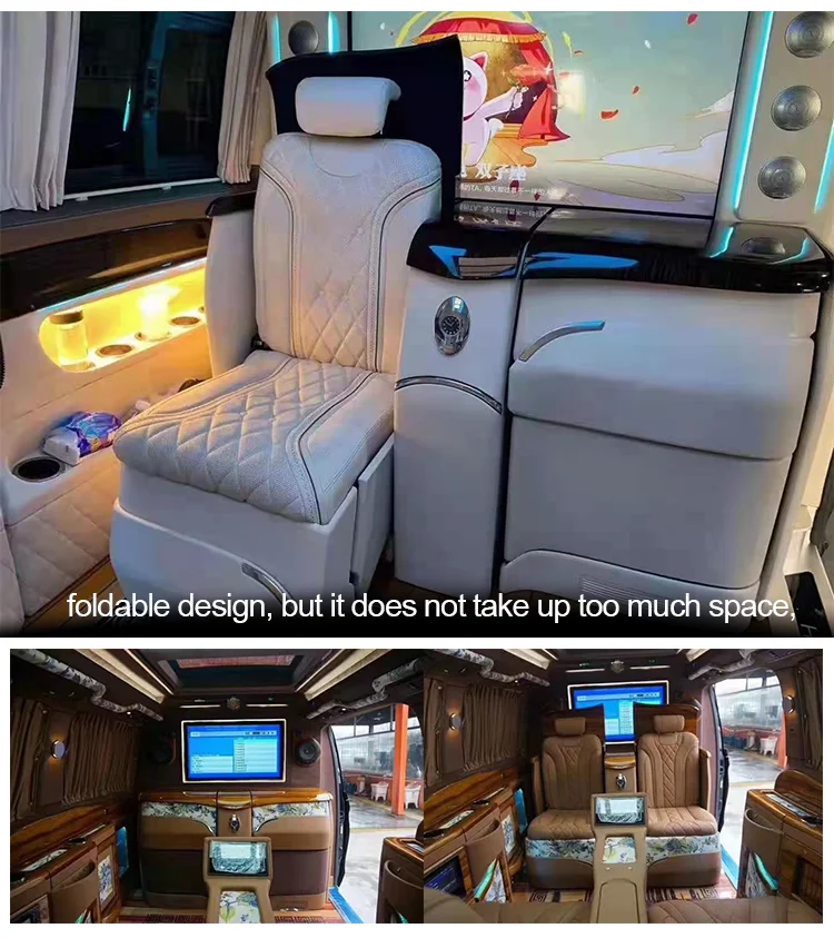 Modern Design Leisure fold up  Bar stools for Luxury VIP Cars and Vans  MPV RV Bus customized