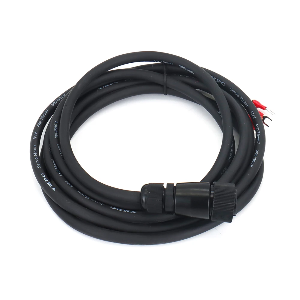 WaveTopSign AASD AC Servo Motor Power Cable + Encoder Cable 3M 5M Length Good Quality For 100-750W Servo Motor
