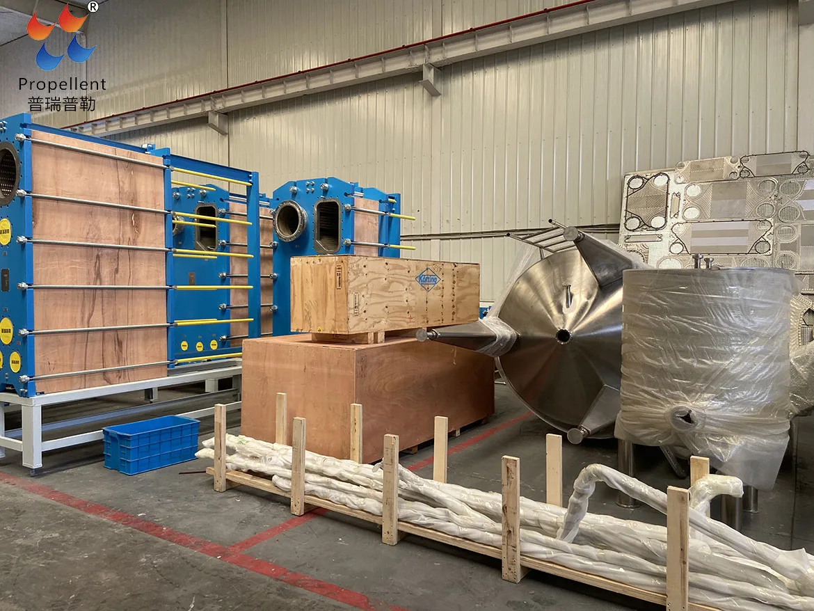 Atmospheric Heat Exchanger Falling Film Juice High Capacity 1t/h Wastewater Sea Salt Evaporator