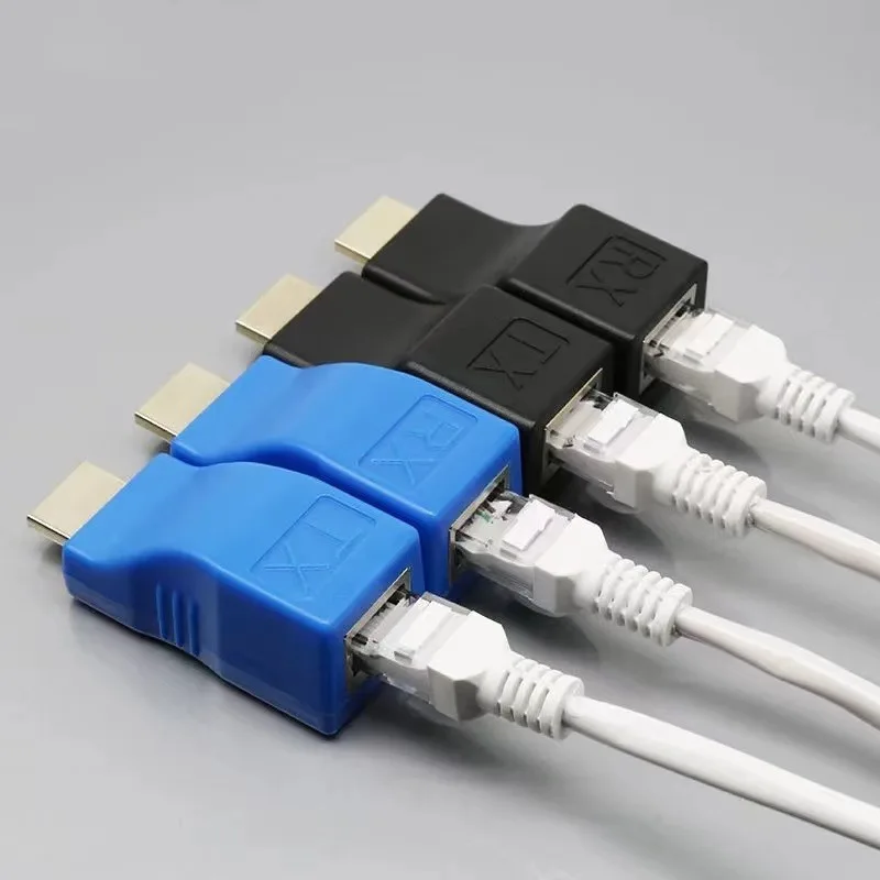 Hdmi Rj45 Network Extender 30m Hdmi To Rj45 Cable Converter Splitter Repeater By Cat 5e Cat 6 1080p