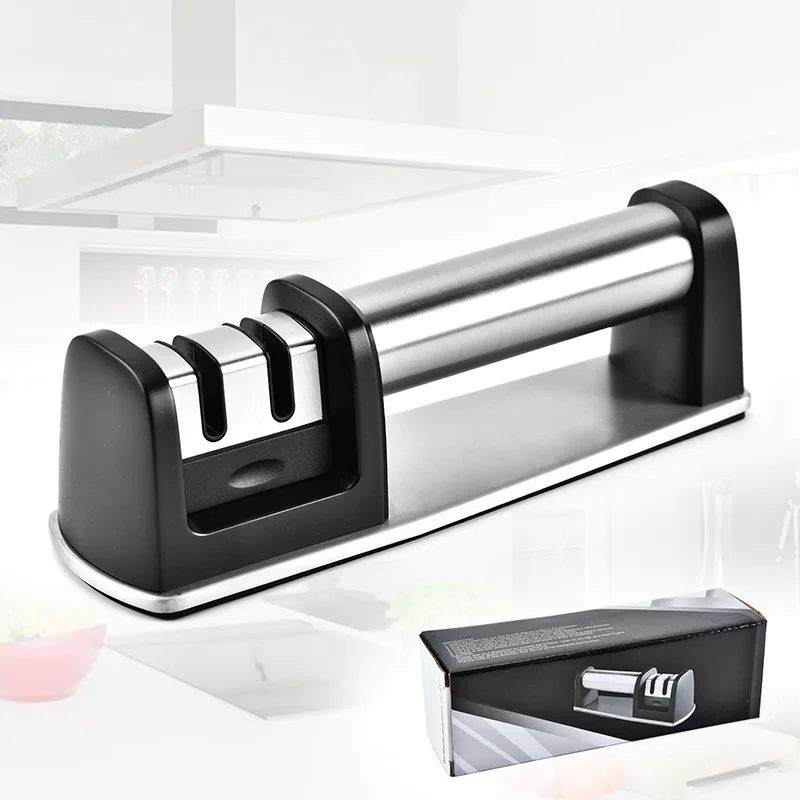 Making fixed angle knife sharpener stainless steel pocket mini manual 2022 whetstone 4 in 1 kitchen knife sharpener