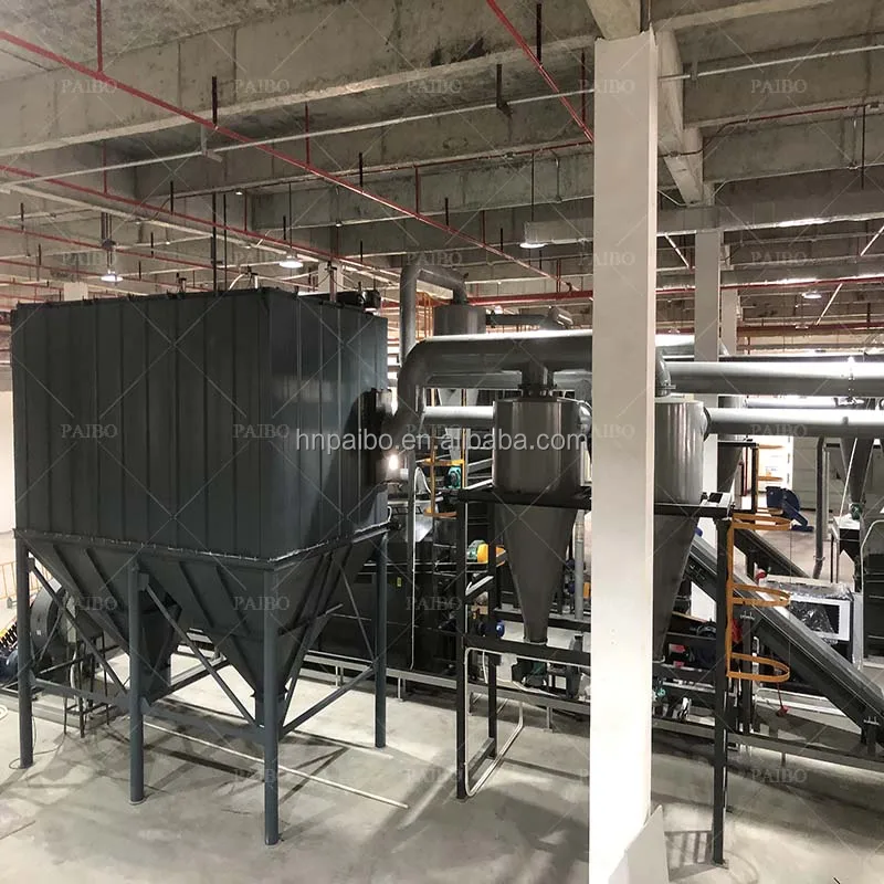 2023 Hot Sale Waste Lithium Battery Metal Recovery Positive And Negative Plates Crushing Sorting And Recycling Machine