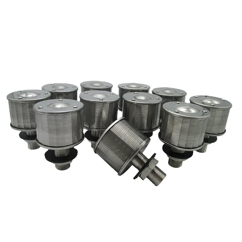 supplier SS wedge wire screen ss316l steel water nozzle filter for activated carbon