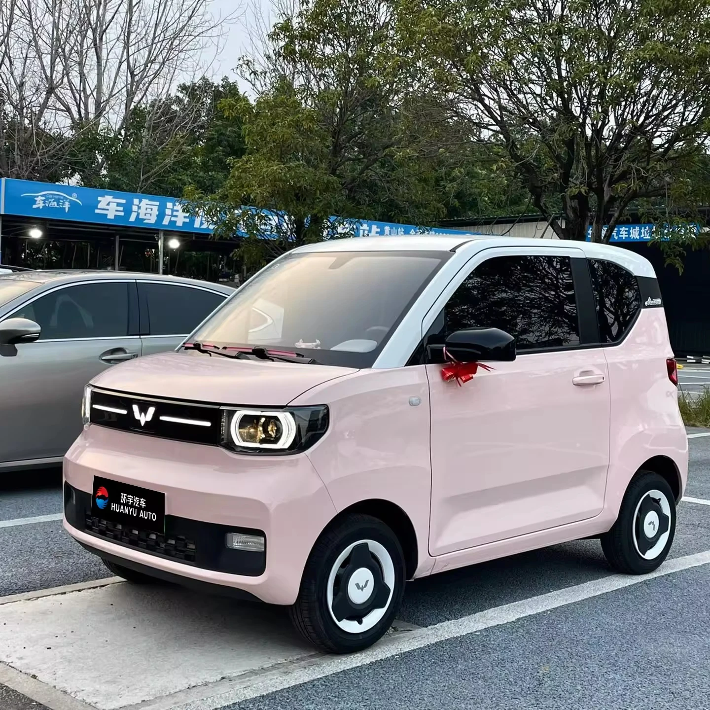 2024 Wuling Hongguang mini ev 170 км Подержанный мини-автомобиль Электромобиль дальнего действия в наличии