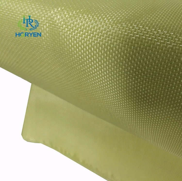 Horyen factory direct 3000D 400g plain para aramid fiber fabric manufacturers