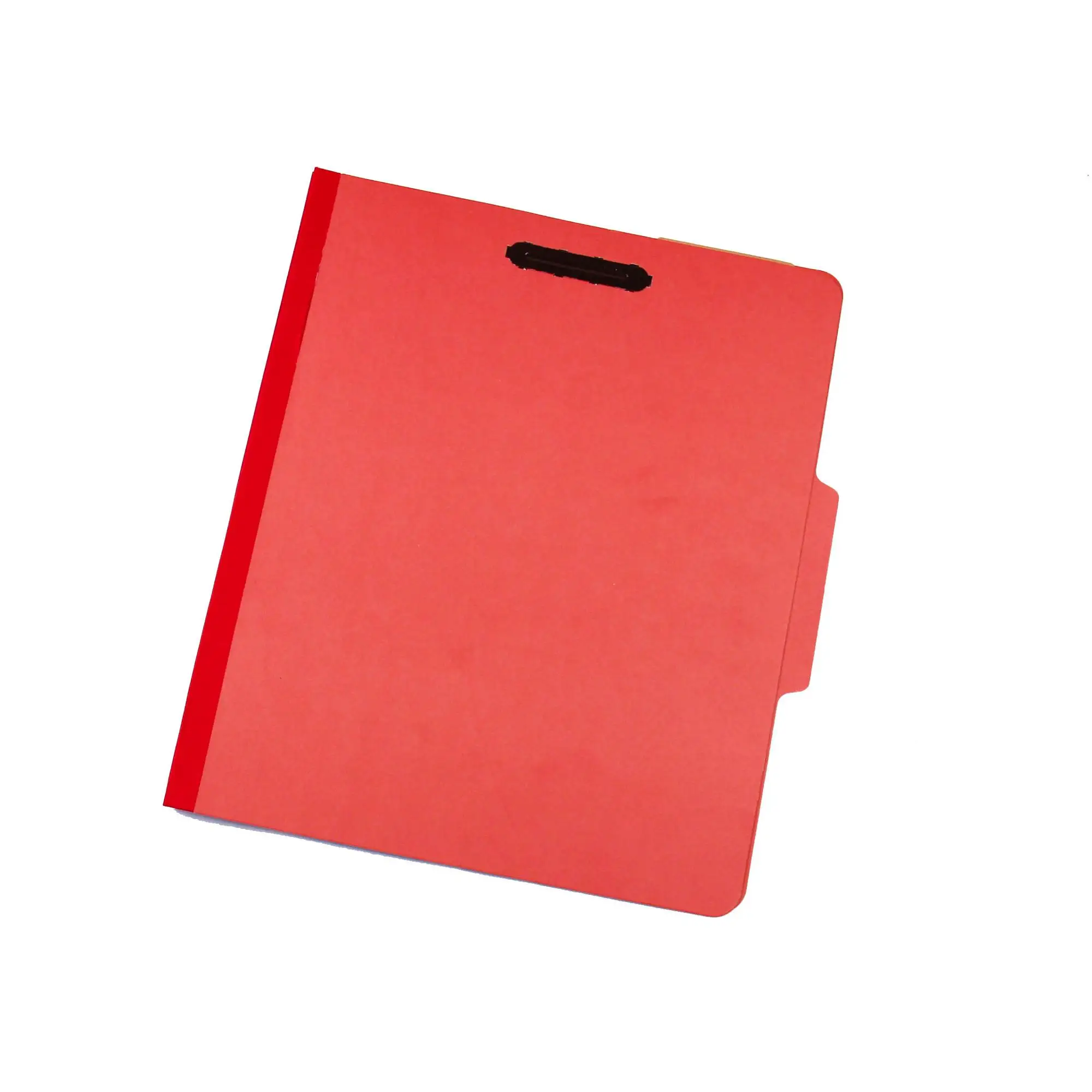 
Custom embossed logo dark blue certificate manila classification file folders 1 divider 