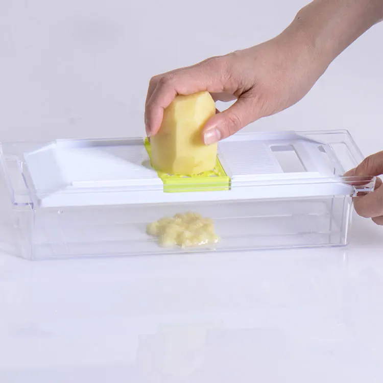 5PCS Home use Kitchen multifunction onion vegetable veggie fruits dicer chopper with container lid