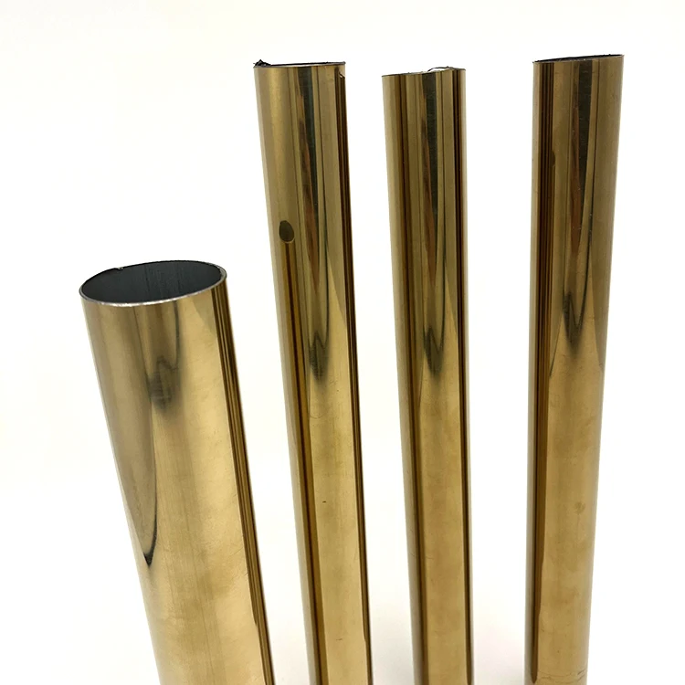 Decorative 201 304 316 430 Golden Round Square Colored Stainless Steel Pipe/Gold Tube