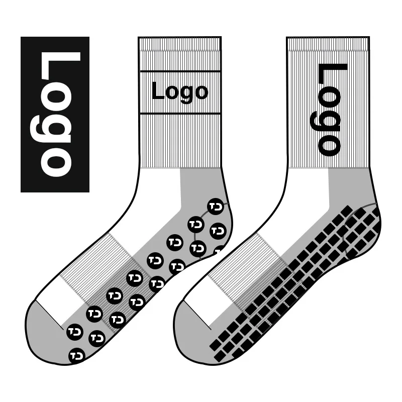 Wholesale mens women socks custom logo cotton breathable fashion anti-bacterialplain color crew socks