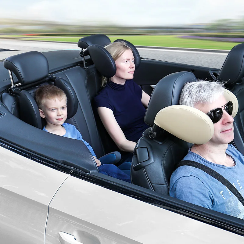 Amazon Car Neck Pillow memory foam 3D headrest  Auto Travel  Kids car neck headrest pillow rest head support car headrest pillow