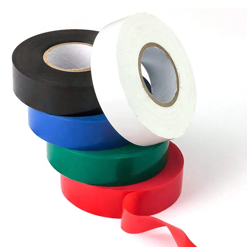 Vinyl PVC Electrical insulation Tape 0.18mm thick black electrical tape