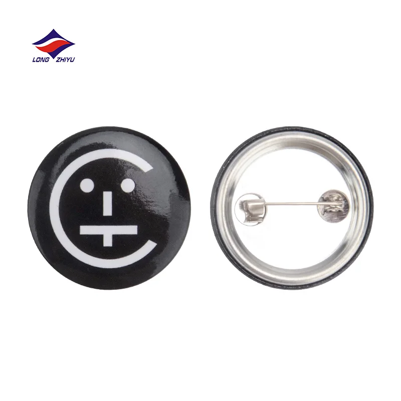 Longzhiyu 15years Manufacturer Pin Badge Mockup Free Cheap Pin For Promotion Gift Tinplate Button Badges Lapel Pins