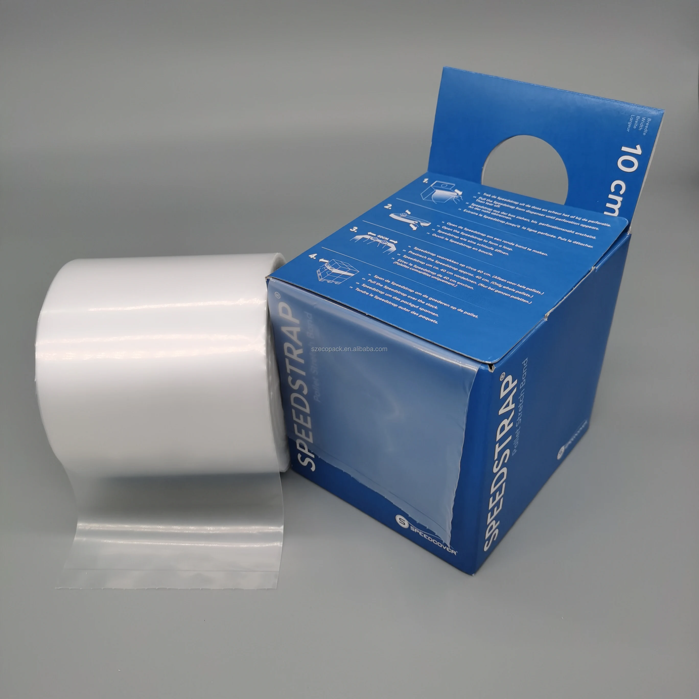 Pallet Stretch Use High Quality Elastic Wrap Plastic Band Ring Film for Intra-plant