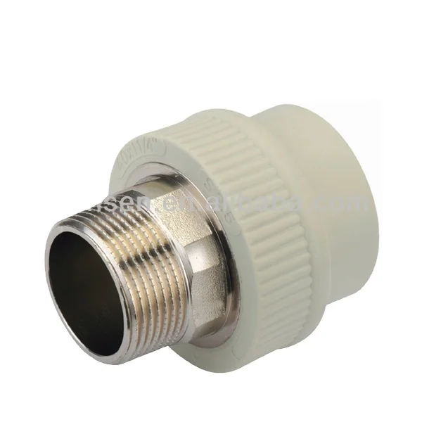 PPR fittings Male threaded coupling brass insert ppr pipes fittings