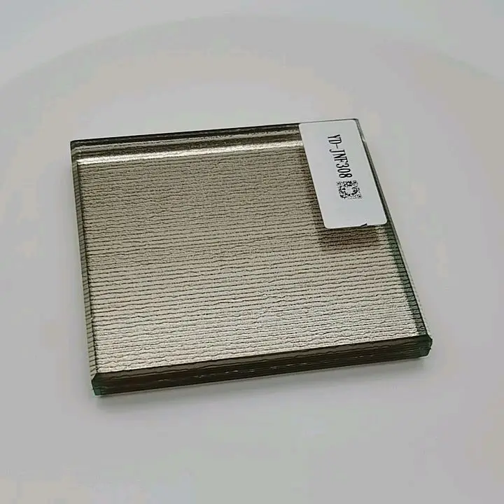 High quality Texture decorative fabric laminated glass silk laminated glass