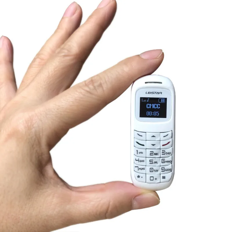 
Mini Mobile Phones BM70 Dialer Hands Mini Telephone MP4 Magic Voice Single SIM Multi-function Cell Phone 