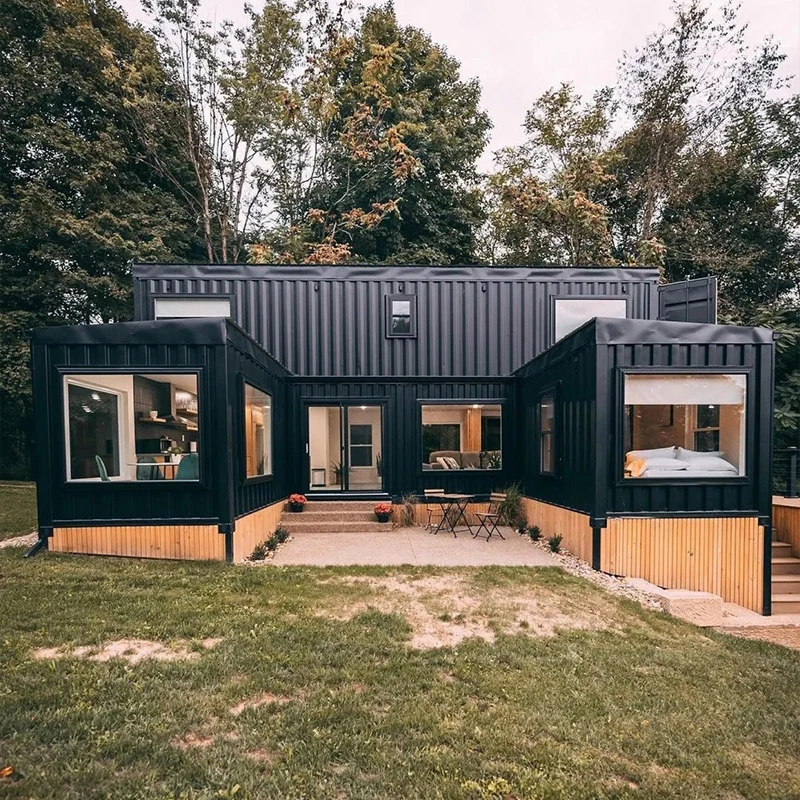 Luxury Prefabricated Heat Sound Insulated Light Steel Structure Folding Living Container House