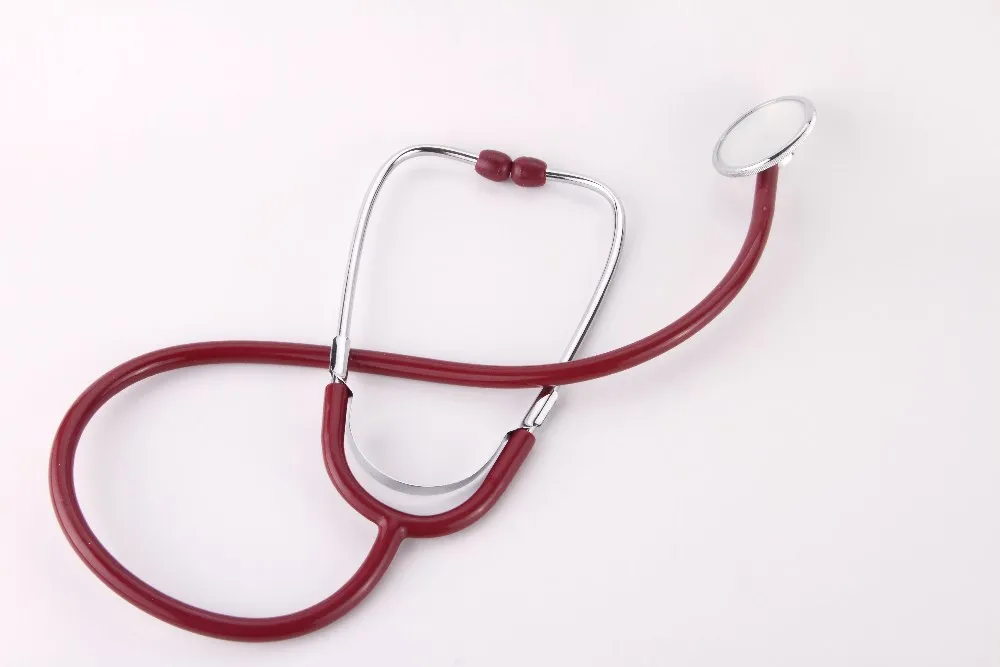 2024 hot selling medical stethoscope hospital clinic professional version, made of steel and plastic