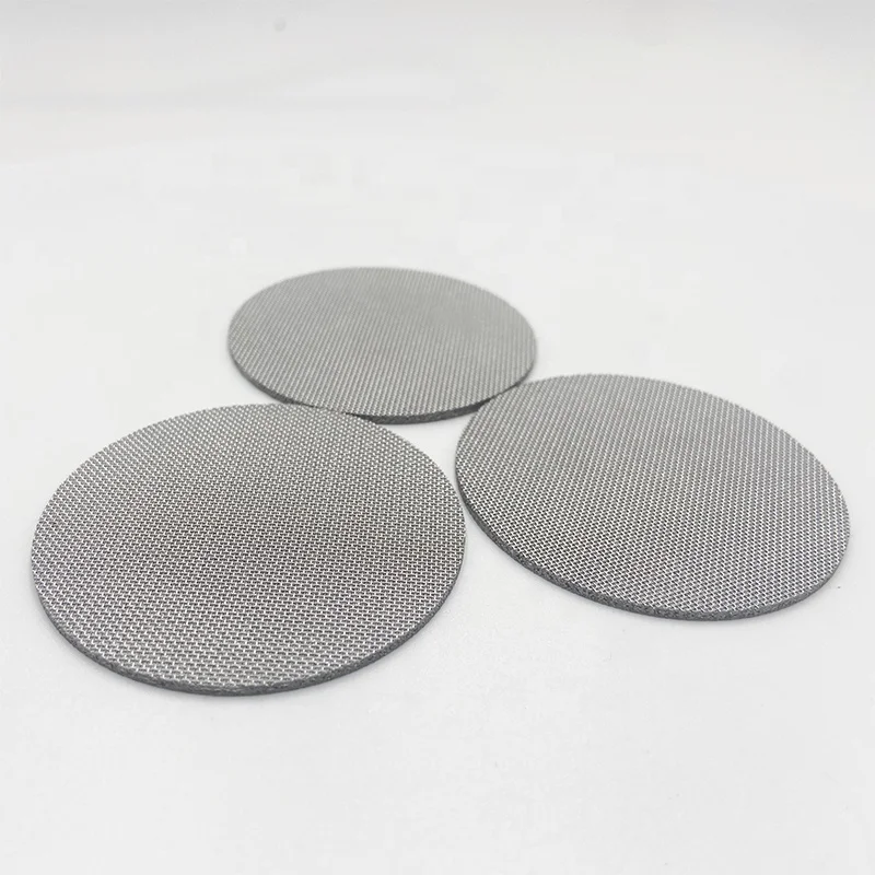 51mm 53.5mm 58.5mm Reusable Food Grade Stainless Steel Sintered Mesh Coffee Filter Disc Espresso Puck Screen