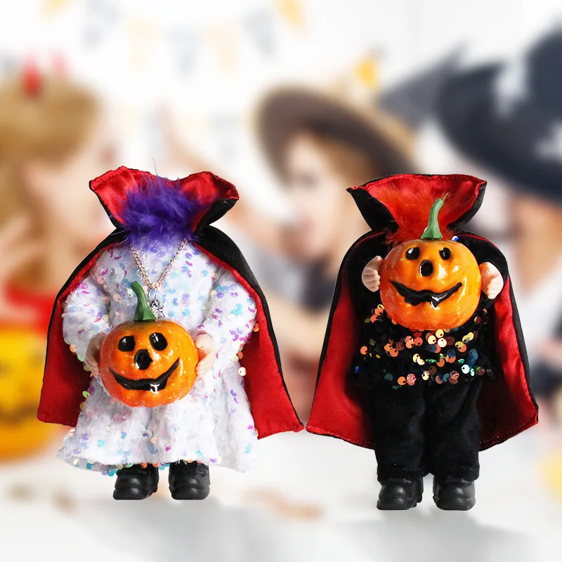 
Drop Shipping Headless Ghost Festival Tricky Atmosphere Props Supplies Pumpkin Doll 